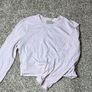 Pink mesh lululemon top